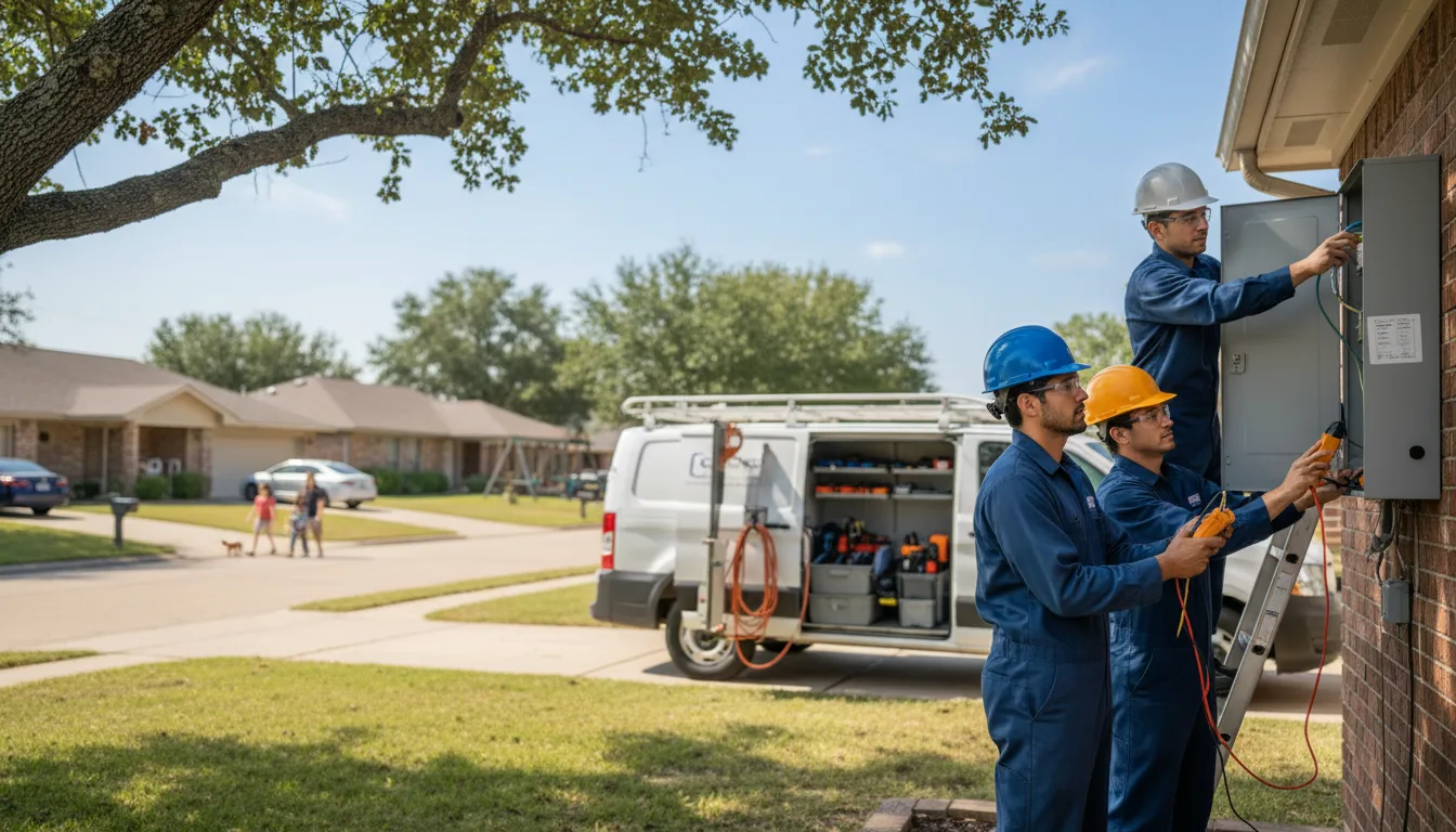 Certified electrician providing emergency electrical services in Linden, CA
